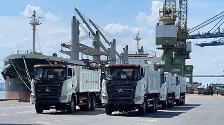 三一装备140台工程设备启航迪拜 助力一带一路基建项目