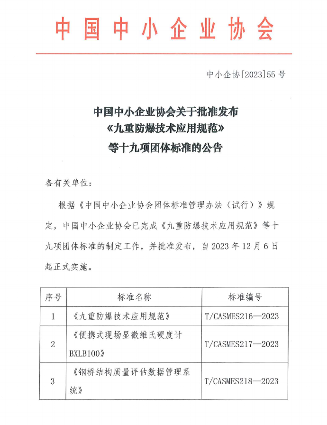 涉及硬度计、数据系统 中国中小企业协会19项标准今日施行_创启达优科机械