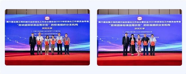 四项工程机械团体标准荣获2023年团体标准应用示范项目_创启达优科机械