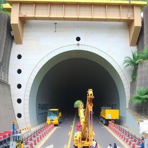 梅县公路径背隧道贯通 创新技术改善交通环境