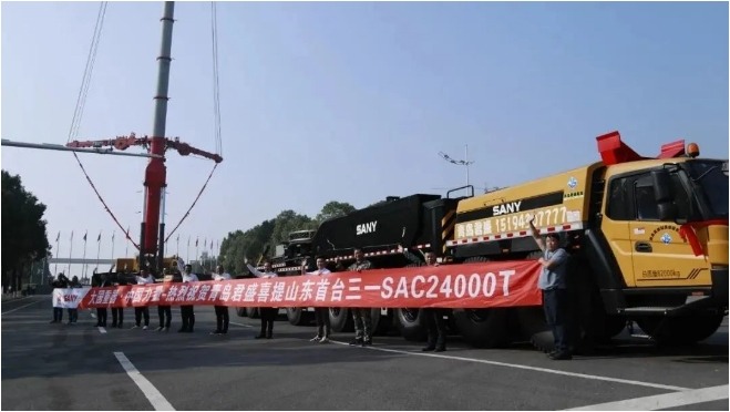 SAC24000T引领风电吊装新趋势，高效助力项目提速发展