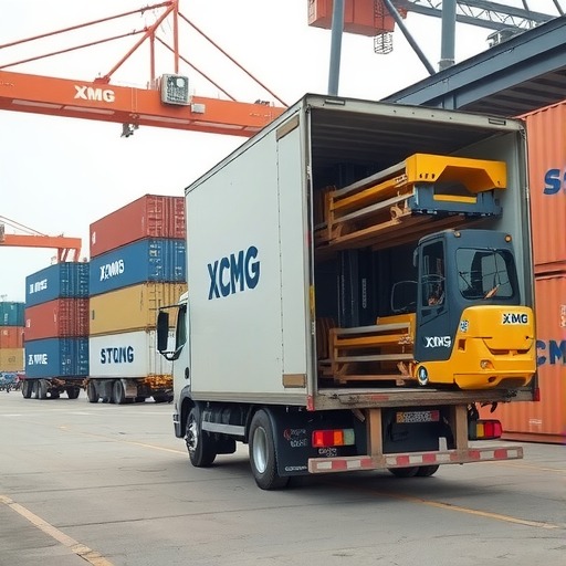 徐工纯电动堆高机交付中哈国际物流！_创启达优科机械