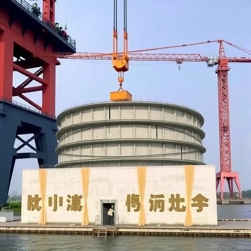 粤港澳大湾区最大桥梁锚碇西锚碇封底完成