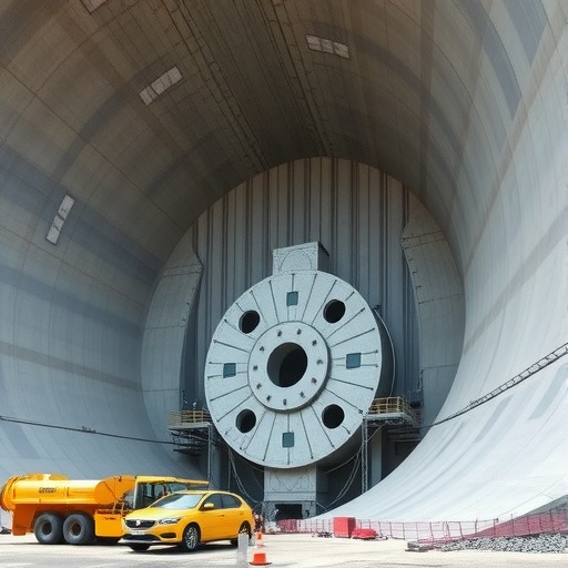 甬舟铁路金塘海底隧道盾构工作井建设完成