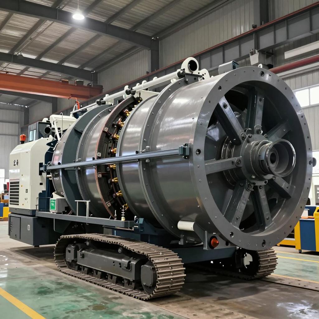 10余万个零部件组成！大直径盾构机“定海号”顺利下线_创启达优科机械