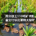 百台徐工110吨矿卡批量交付华北某特大型矿区（图1）
