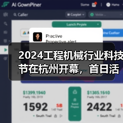 2024工程机械行业科技节在杭州开幕,首日活动精彩纷呈(图3) 2024工程机械行业科技节在杭州开幕,首日活动精彩纷呈(图3)