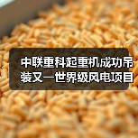 中联重科起重机成功吊装又一世界级风电项目首台风机（图1）