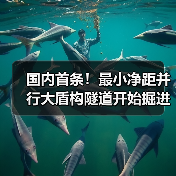 国内首条!最小净距并行大盾构隧道开始掘进(图1) 国内首条!最小净距并行大盾构隧道开始掘进(图1)