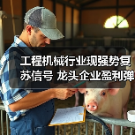 工程机械行业现强势复苏信号 龙头企业盈利弹性值得期待(图1) 工程机械行业现强势复苏信号 龙头企业盈利弹性值得期待(图1)