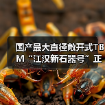 国产最大直径敞开式TBM“江汉新石器号”正式下线(图1) 国产最大直径敞开式TBM“江汉新石器号”正式下线(图1)