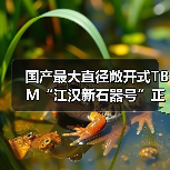 国产最大直径敞开式TBM“江汉新石器号”正式下线(图4) 国产最大直径敞开式TBM“江汉新石器号”正式下线(图4)
