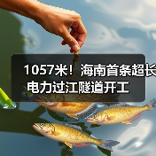 1057米！海南首条超长电力过江隧道开工（图2）