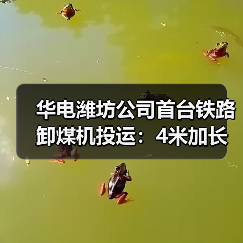 华电潍坊公司首台铁路卸煤机投运:4米加长支架腿(图1) 华电潍坊公司首台铁路卸煤机投运:4米加长支架腿(图1)