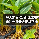 最大起重能力达2.3万吨米！全球最大塔机下线交付（图1）