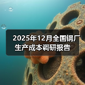 2025年12月全国钢厂生产成本调研报告（图2）