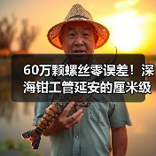 60万颗螺丝零误差!深海钳工管延安的厘米级精度(图3) 60万颗螺丝零误差!深海钳工管延安的厘米级精度(图3)