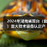 2024年湖南省首台(套)重大技术装备认定产品名单公布(图1) 2024年湖南省首台(套)重大技术装备认定产品名单公布(图1)