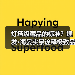 灯塔级藏品的标准?建发·海晏实景诠释极致品质(图4) 灯塔级藏品的标准?建发·海晏实景诠释极致品质(图4)