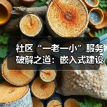 社区“一老一小”服务破解之道:嵌入式建设新路径(图1) 社区“一老一小”服务破解之道:嵌入式建设新路径(图1)