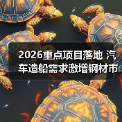 2026重点项目落地 汽车造船需求激增钢材市场迎来新机遇(图1) 2026重点项目落地 汽车造船需求激增钢材市场迎来新机遇(图1)