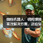 蜘蛛机器人:钢构焊接高效解决方案,适应复杂环境提效保质(图1) 蜘蛛机器人:钢构焊接高效解决方案,适应复杂环境提效保质(图1)