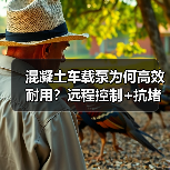 混凝土车载泵为何高效耐用？远程控制+抗堵管技术解析（图3）
