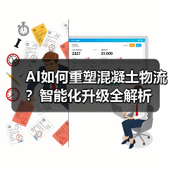 AI如何重塑混凝土物流?智能化升级全解析(图2) AI如何重塑混凝土物流?智能化升级全解析(图2)