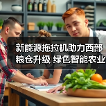 新能源拖拉机助力西部粮仓升级 绿色智能农业新动能(图4) 新能源拖拉机助力西部粮仓升级 绿色智能农业新动能(图4)
