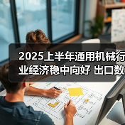 2025上半年通用机械行业经济稳中向好 出口数据亮眼(图2) 2025上半年通用机械行业经济稳中向好 出口数据亮眼(图2)