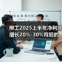 柳工2025上半年净利润增长20%-30%背后的原因?(图1) 柳工2025上半年净利润增长20%-30%背后的原因?(图1)