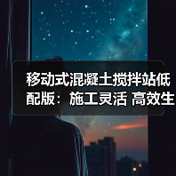 移动式混凝土搅拌站低配版：施工灵活 高效生产如何选？（图2）