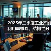 2025年二季度工业产能利用率微降，结构性分化明显（图1）