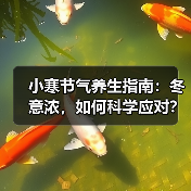 小寒节气养生指南：冬意浓，如何科学应对？（图3）