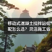 移动式混凝土搅拌站低配怎么选？灵活施工省时省力（图4）
