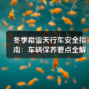 冬季霜雪天行车安全指南：车辆保养要点全解析（图1）