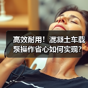 高效耐用!混凝土车载泵操作省心如何实现?(图4) 高效耐用!混凝土车载泵操作省心如何实现?(图4)