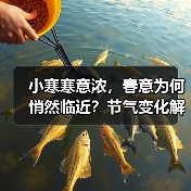 小寒寒意浓，春意为何悄然临近？节气变化解析（图1）