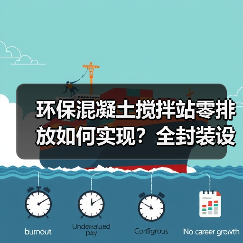 环保混凝土搅拌站零排放如何实现？全封装设计废水循环技术解析（图3）