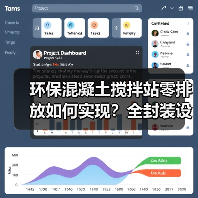 环保混凝土搅拌站零排放如何实现？全封装设计废水循环技术解析（图2）