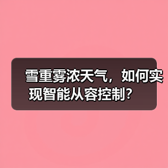 雪重雾浓天气，如何实现智能从容控制？（图3）