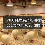 78万吨煤炭产能指标成交总价9294万,溢价率超73%(图3) 78万吨煤炭产能指标成交总价9294万,溢价率超73%(图3)