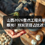 山西2026重点工程名单曝光!煤炭项目占比近四成,背后有何深意?(图2) 山西2026重点工程名单曝光!煤炭项目占比近四成,背后有何深意?(图2)