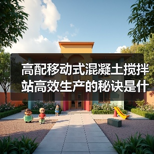 高配移动式混凝土搅拌站高效生产的秘诀是什么？（图2）
