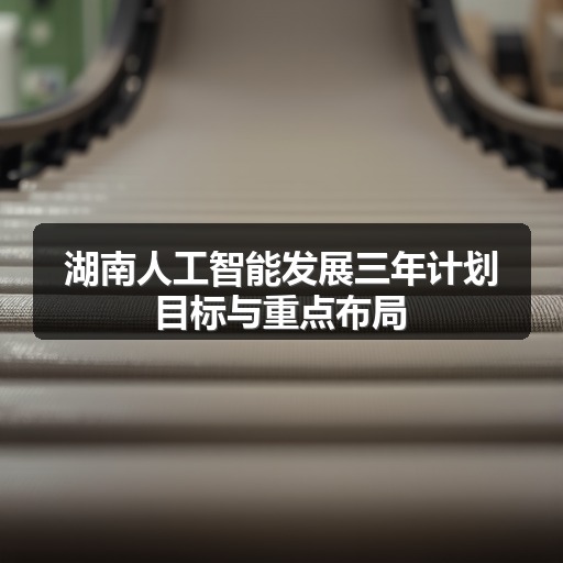 湖南人工智能发展三年计划目标与重点布局 湖南人工智能发展三年计划目标与重点布局