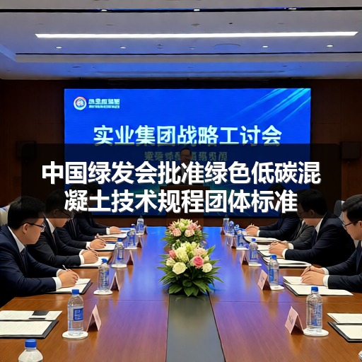 中国绿发会批准绿色低碳混凝土技术规程团体标准