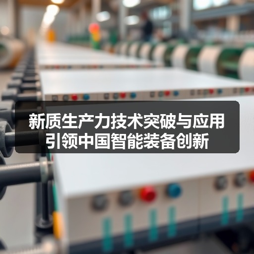 新质生产力技术突破与应用引领中国智能装备创新