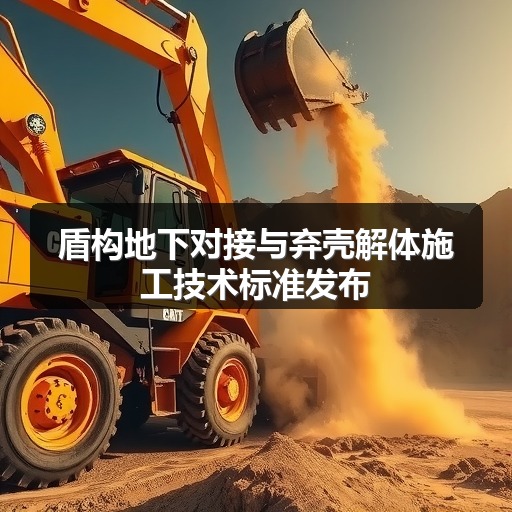 盾构地下对接与弃壳解体施工技术标准发布