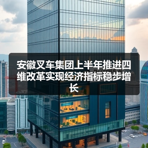 安徽叉车集团上半年推进四维改革实现经济指标稳步增长 安徽叉车集团上半年推进四维改革实现经济指标稳步增长