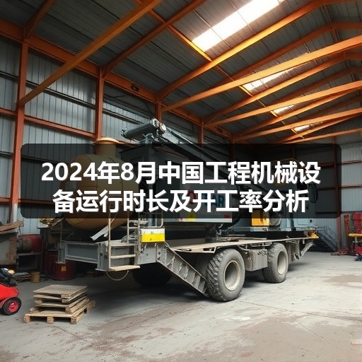 2024年8月中国工程机械设备运行时长及开工率分析 2024年8月中国工程机械设备运行时长及开工率分析